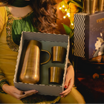 Jugnu Brass Jug & Glass Set