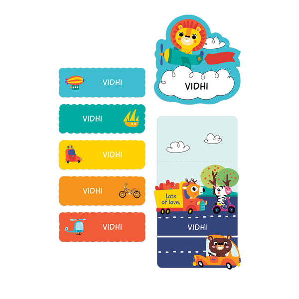 Personalised Name Stickers & Labels for Kids zoomin