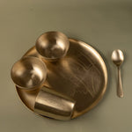 Manjari Brass Dinner Set of 5