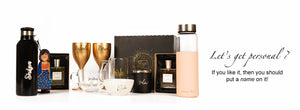 personalised gifts, drinkware, stationery , perfumes at the style salad