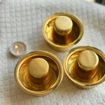Vintage Brass Coffee Cup - Set of 2 Personalized