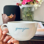 Cursive Artisan Ceramic Coffee Mug