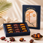 Premium Assorted Stuffed Medjool Dates Gift Box | 12 Pieces