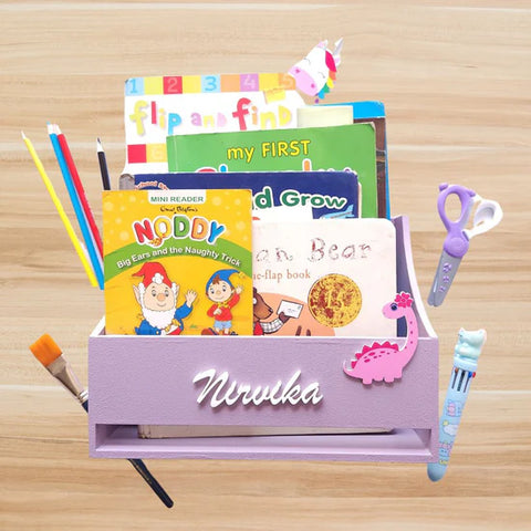 Personalized Book Rack for Kids