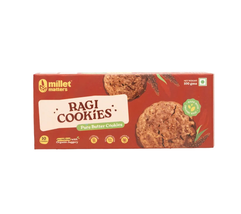 Ragi Cookies – Organic Ragi Pure Butter Cookies