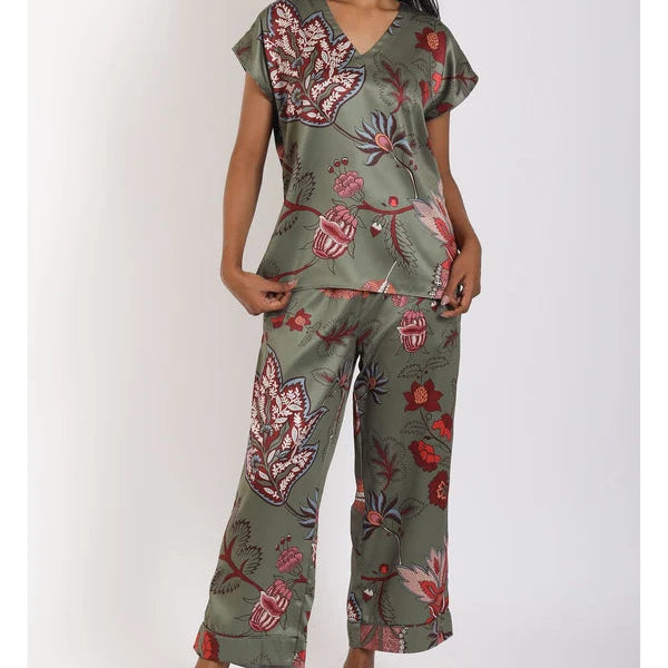 Ritzy Firdaus Olive Pyjama Set