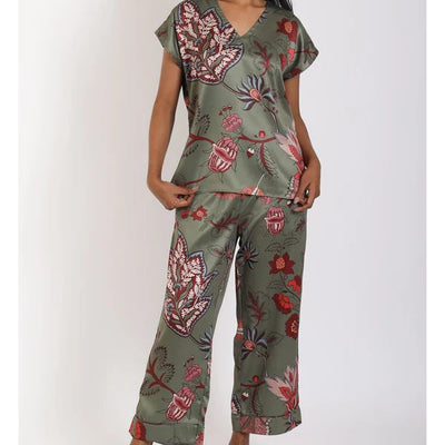 Ritzy Firdaus Olive Pyjama Set