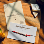 Sibling Duo Personalized Rakhi Set
