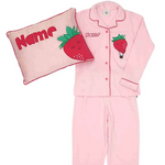Girl's Personalised Nightsuit & Cushion Set