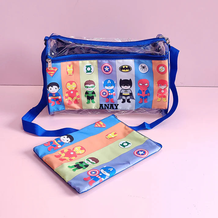 Personalised Swim Bag With Wet Pouch