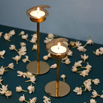 Twirl Tealight Holders with Stand - Set of 2