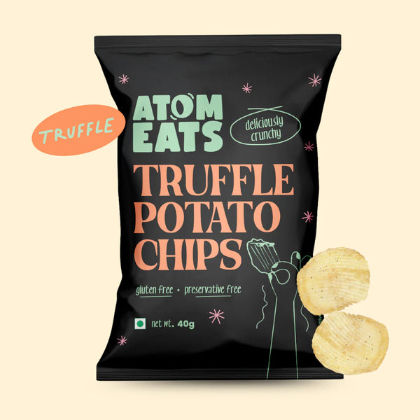 Truffle Potato Chips gourmet cheese and truffle chips pack