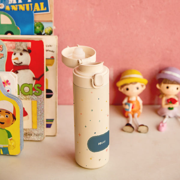 Personalised insulated stainless steel water bottle for kids, The Style Salad