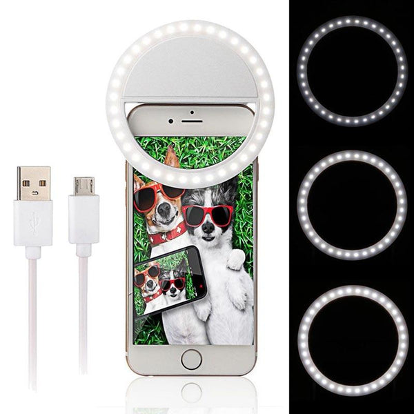 Portable Selfie Ring Flash Light - The Style Salad