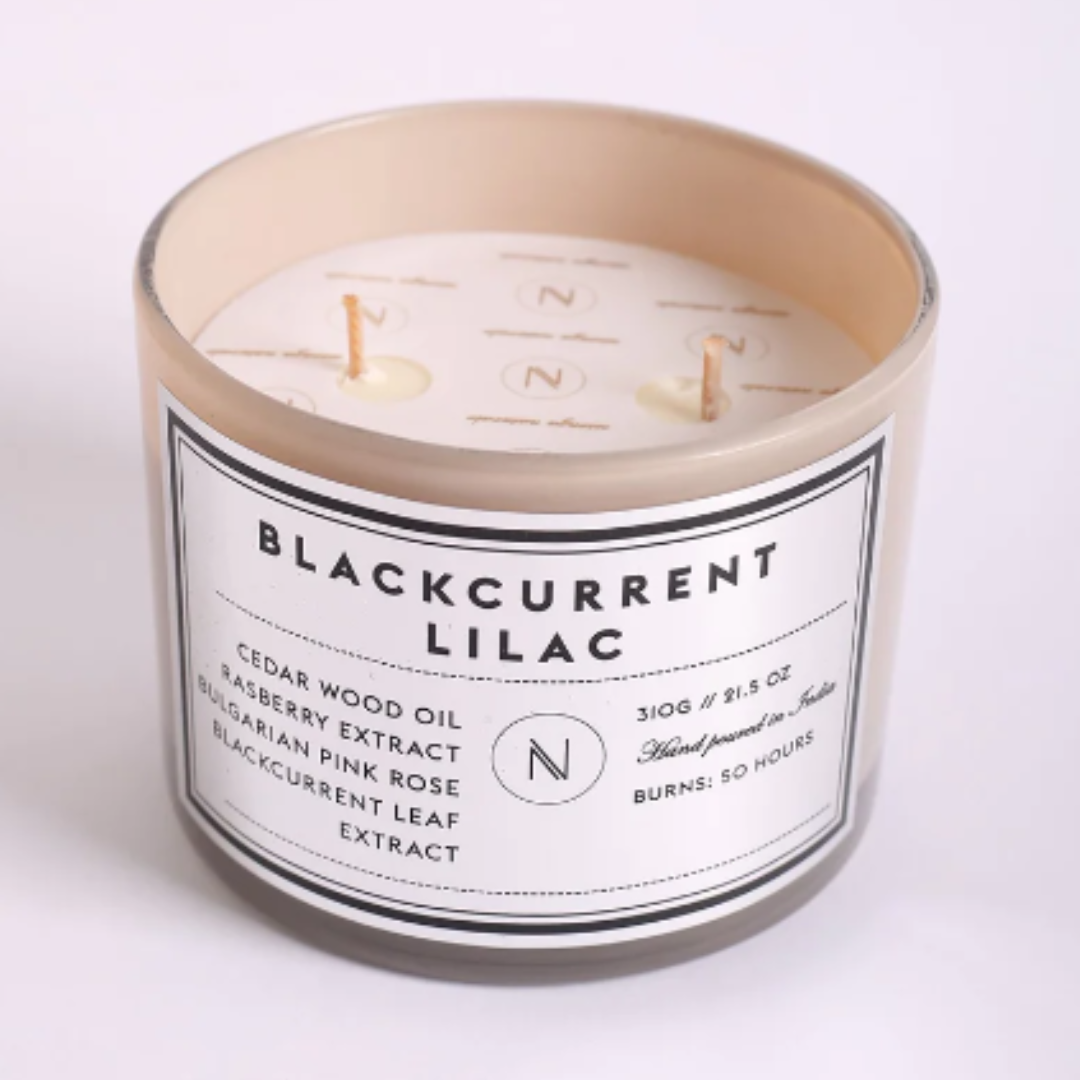 Blackcurrant infused in Lilac Candle - The Style Salad