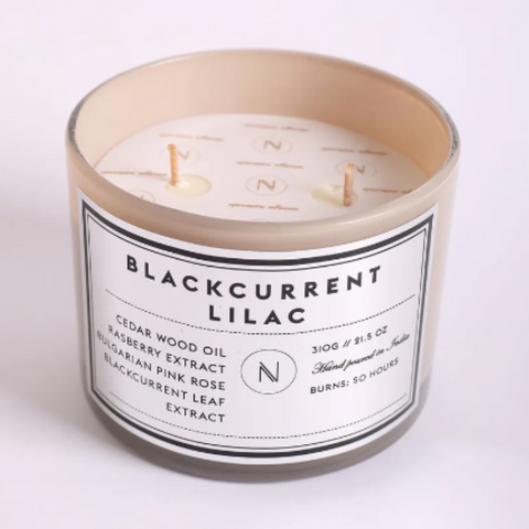 Blackcurrant infused in Lilac Candle - The Style Salad