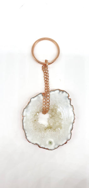 Positive Vibes Agate Keychains - The Style Salad
