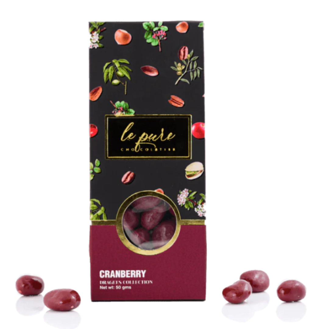 Cranberry Chocolate Dragees - the style salad