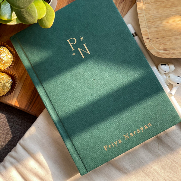 Personalised Initial Notebook - the style salad