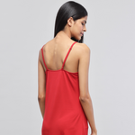 Cherry Red Lace Short Dress