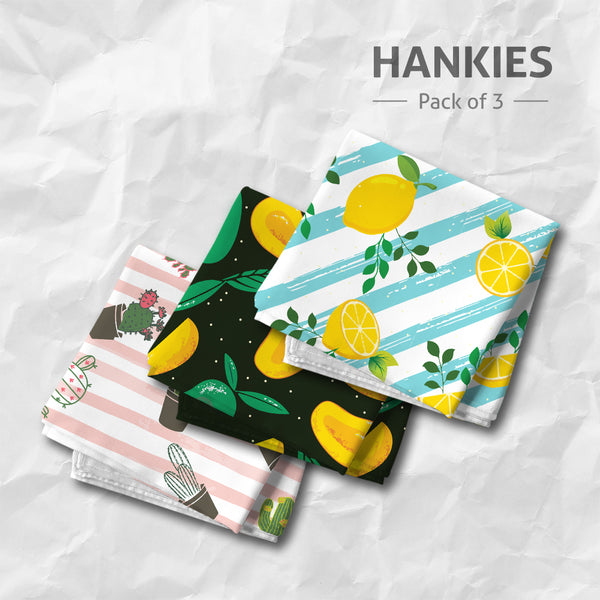 Men's Handkerchiefs Set of 3 - The Style Salad