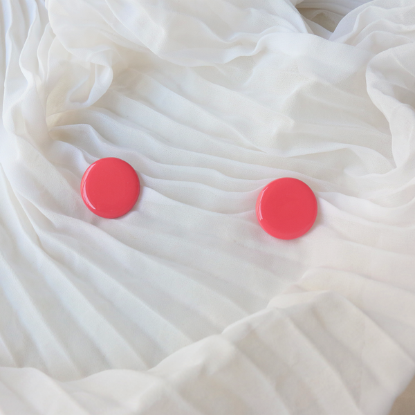 Baesic Large Round Studs - The Style Salad