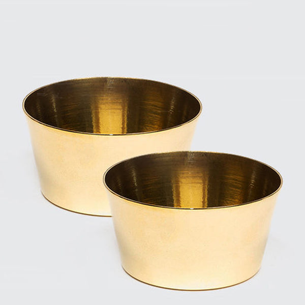 Brass Basik Bowl - Set of 2 - The Style Salad