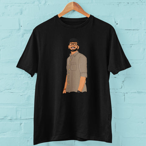 Cartoon illustration T - Shirt Personalised -The Style Salad