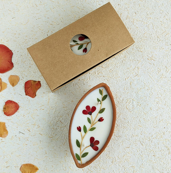 Terracotta Boat Diya  - the style salad