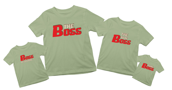 Boss Family T-shirt Personalised - The Style Salad