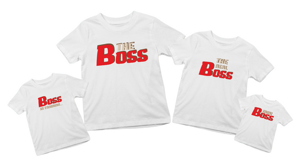 Boss Family T-shirt Personalised - The Style Salad