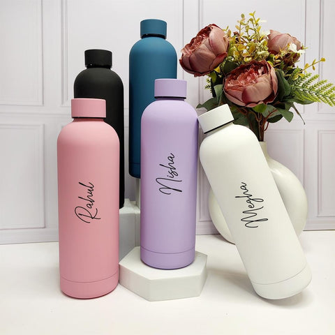 Matt Pastel Bottle Personalised - the style salad