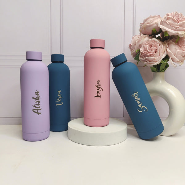 Matt Pastel Bottle Personalised - the style salad