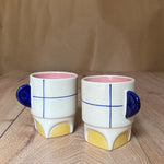 Checkered D Modernist Mug