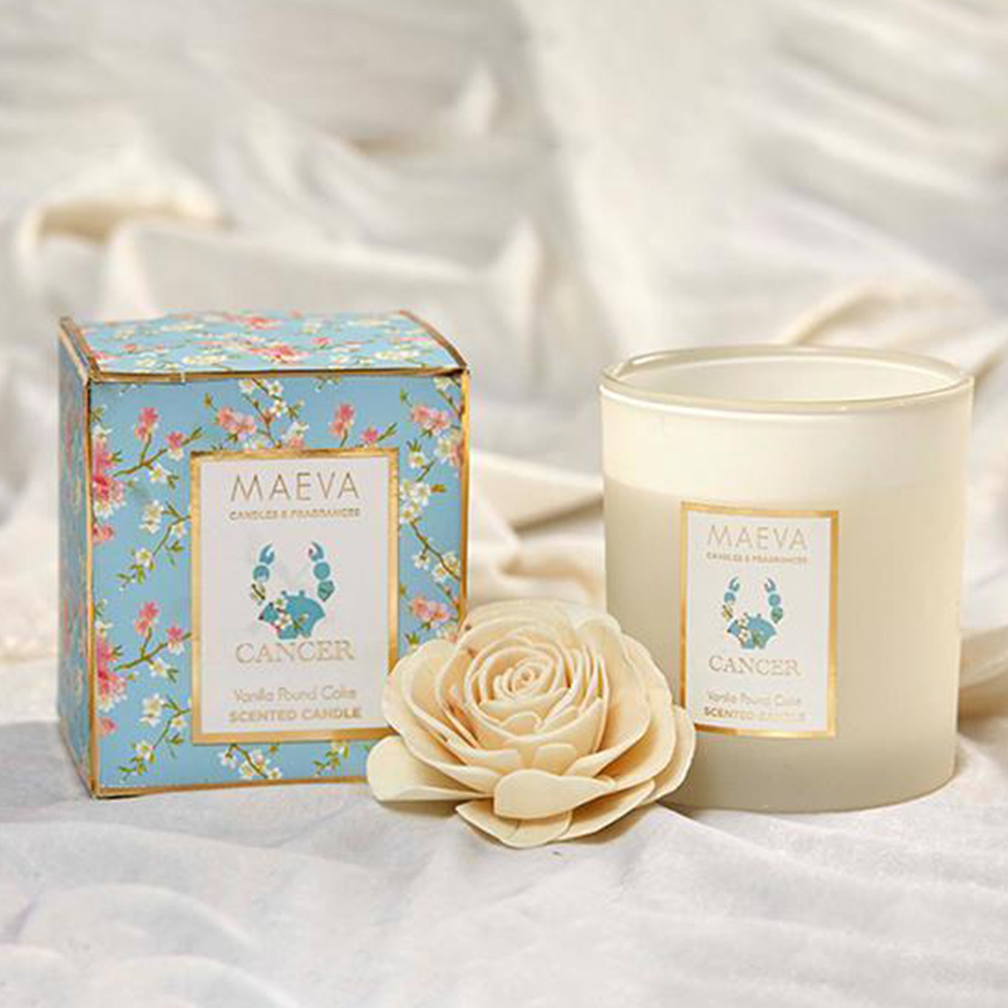 Zodiac Frosted Glass Candle