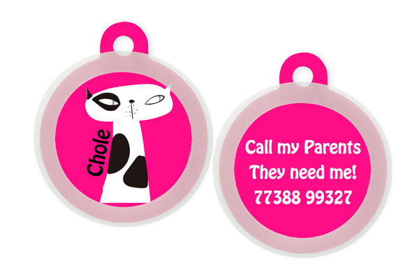 Cat Pet Id Tags: Personalised - The Style Salad