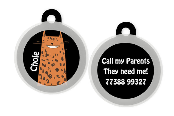 Cat Pet Id Tags: Personalised - The Style Salad