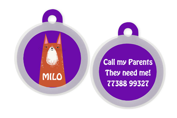 Cat Pet Id Tags: Personalised - The Style Salad