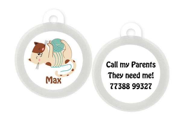 Cat Pet Id Tags: Personalised - The Style Salad