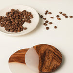 Round Acacia Wood Coasters