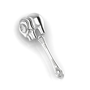 Sterling Silver Elephant Baby Rattle - The Style Salad