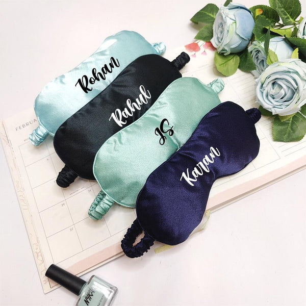 Satin Eye Mask Personalised - the style salad