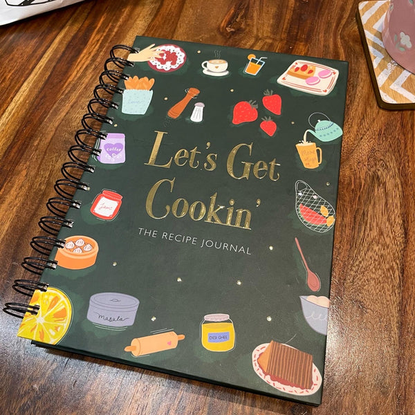 Let's Get Cookin Recipe Journal - The Style Salad