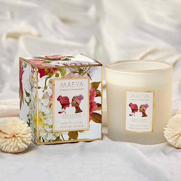 Zodiac Frosted Glass Candle - The Style Salad