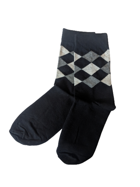 Geometric Formal Socks - The Style Salad