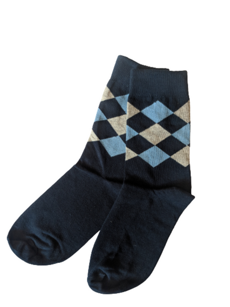 Geometric Formal Socks - The Style Salad