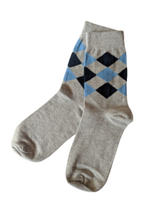 Geometric Formal Socks - The Style Salad