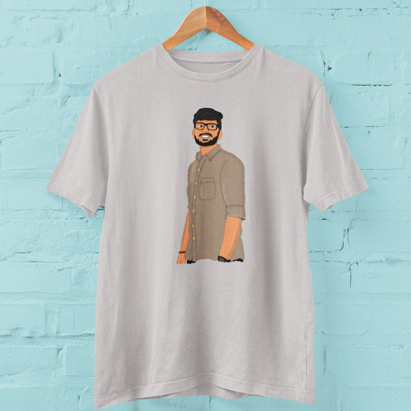 Cartoon illustration T - Shirt Personalised -The Style Salad