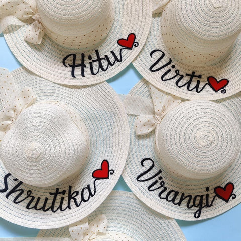 Beach Hat Personalised -The Style Salad
