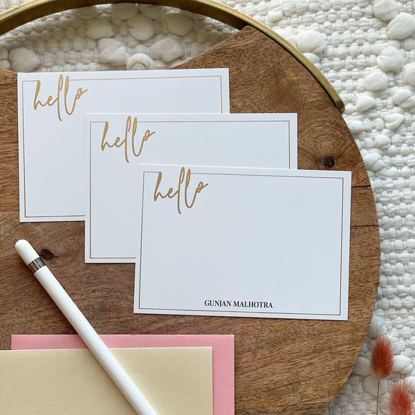 Personalised Notecards - The Style Salad